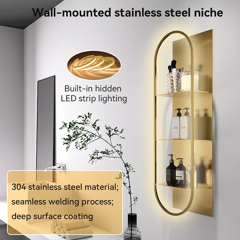 3-Layer Wall Cabinet Arc Front and Square Rear
