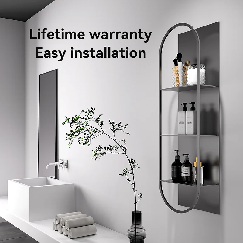 3-Layer Wall Cabinet Arc Front and Square Rear